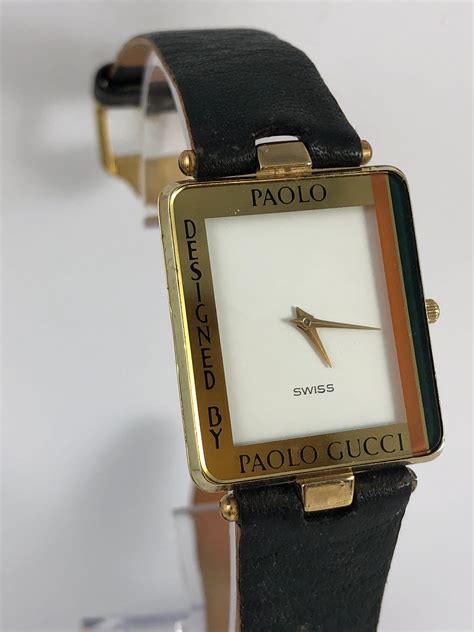 vintage paolo gucci watch|Gucci watch bezel only.